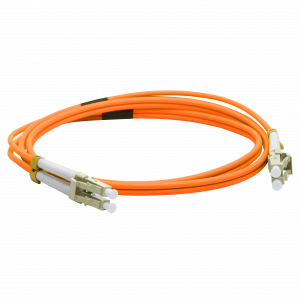 LANMASTER optical patch cord, LSZH, LC/PC-LC/PC, MM 
